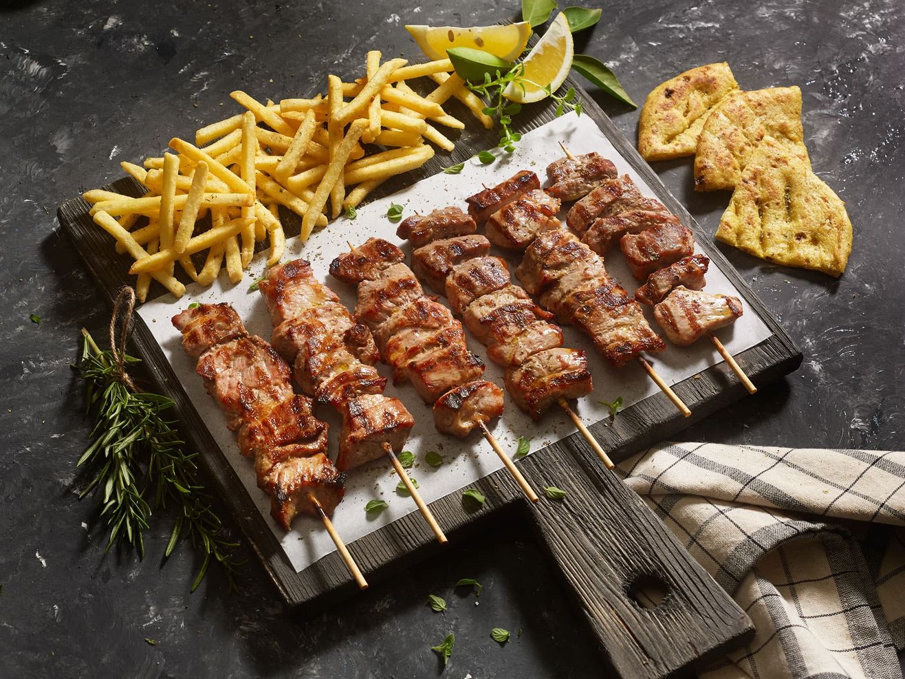 Pork chop skewer — ala Pita