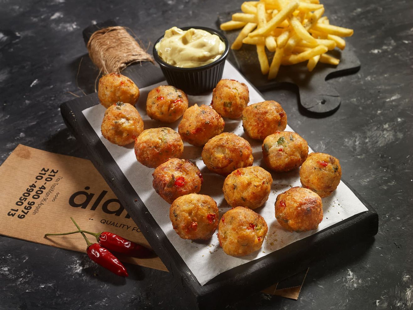 Chicken meatballs — ala Pita